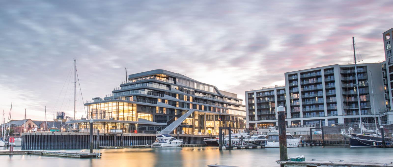 The exterior of Southampton Harbour Hotel & Spa